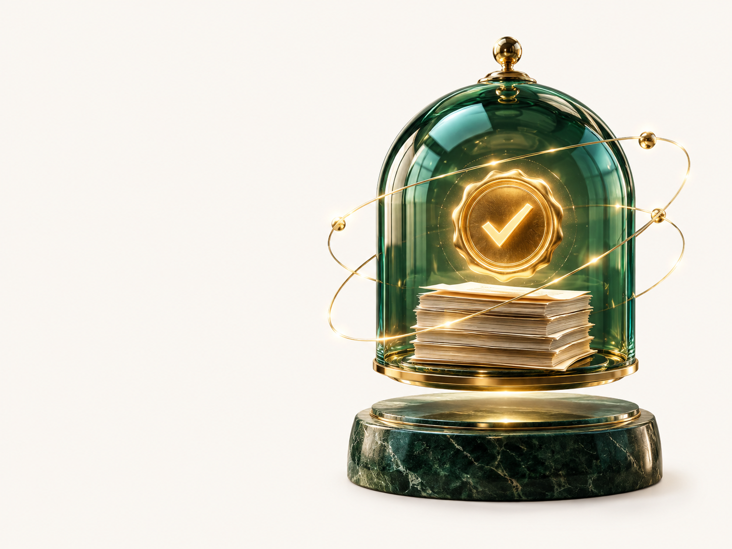 Every claim sealed under a dome of verified proof